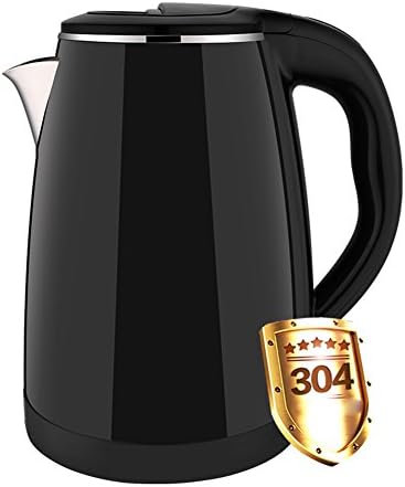 XIAOLIN Fast Rapid Boil Double Anti-hot Hide The Switch Snap-type Lid Electric Kettle Water Heater 304 Food Grade Stainless Steel Home Kettle Automatic Power Off 1.8 Liters with Auto Shut Off Function ( Color : 4 )