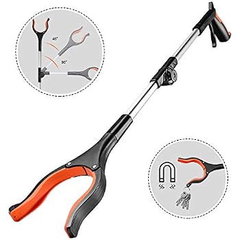 Pince De Ramassage 43 Pouces Avec Aimant - Housolution | Poignée Ergonomique, Rotation 360° | Pour Personnes Âgées & Handicapés