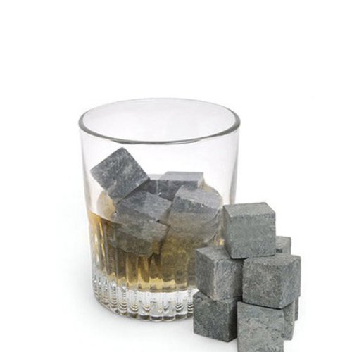 Preisvergleich Produktbild Speckstein Whiskey-Eiswürfel, 9 Stück