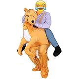 Unisex Christmas Party Carry Costumes Ride on Kangaroo Fancy Dress Outfit by YOU LOOK UGLY TODAY