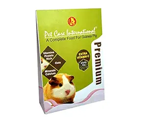 Pet Care International (PCI) Premium Food for Guinea Pig, A Complete and Balanced Diet with Rich in Protein, Vitamins, Minerals & Calcium (Bonus: Extra Vitamin C) (600grm)