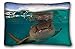 Produktbild Lepilo Personalized (Animals Shark Fort Walton beachs Florida Underwater World) Rectangle Pillowcase 20x30 inches (Two Side) Suitable for California King-Bed PC-Bluish-33592