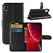Price comparison product image iPhone XR case, iPhone XR Leather Case, PU Leather Wallet Case,[Card Holder][ID Holder] [Book Case] [Pu Leather] [Drop Proof] Slim Flip Folio Protective Phone Case Cover For Apple iPhone XR (BLACK)