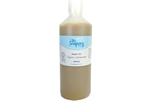 THE SOAPERY Olio di Neem Bio 500ml - Pressato a freddo, crudo, puro, vergine, non raffinato