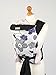 Purple Grey Floral Soft and Comfortable Mei Tai Baby Sling
