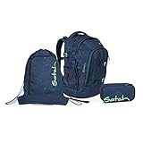  Satch Schulrucksack Set 3tlg. (SchlamperBox und Turnbeutel) (Pack Space Race)
