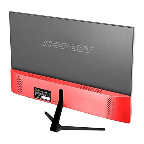 KeepOut XGM24 23 8  Full HD Negro  Rojo Pantalla para PC - Monitor  60 5 cm  23 8    1920 x 1080 Pixeles  Full HD  LED  5 ms  Negro  Rojo 