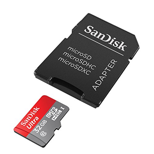 SanDisk Mobile Ultra microSDHC 32GB UHS-I Class 10 Speicherkarte + SD-Adapter + Memory Zone Android App bis zu - 4