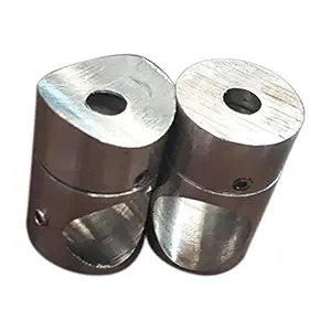 B and D 202 Stainless Steel Railing Part Radius Couple, 3/4