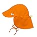 I Play Flap Sun Protection Hat - Orange - 9-18 Months