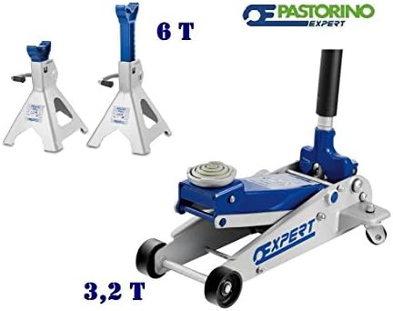 E200103 3.2 TONNE HYDRAULIC JACK STANDS PASTORINO EXPERT 6T