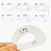 JaneDream 6pcs Cat Eye Stencils Eye Liner Eyeliner Card Makeup Tools Eye Shadow Stencils Tool Eyeshadow Cateye