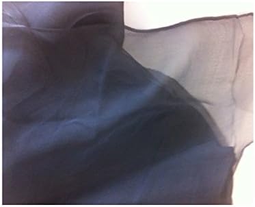 Silkcraft Pure Silk - Black Chiffon 90Cm Wide 4.99 Per Metre