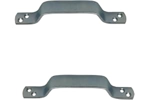 HEGAPRO Torgriff Schiebetorgriff Türgriff aus Metall Garagengriff Handgriff verzinkt Ziehgriff robust 170x20x4mm universell einstzbar 2 Stück