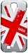 Produktbild Mini Schutzhülle Union Jack Metallic Silver für Samsung Galaxy S4 GT-i9500