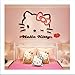 Produktbild CARTOON TIER NACHDENKLICH STARKE KATZE 3D WANDSTICKER DEKORATION SELBSTKLEBEND GESCHENK E-ROT 100X65CM