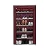 Produktbild Pairkal 6 Ebenen Schuhschrank Faltschrank Schuheregal mit Abdeckung 18 Paar Schuhe Stoffschrank Display Schuhe Rack 7 Ablagen Organizer platzsparende Lagerregal (EU Lager) (Weinrot)