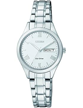 Citizen Damen-Armbanduhr Analog Quarz Edelstahl EW3196-81AE