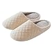 Japanese Ladies Winter Warm & Cozy Indoor Shoes House Slipper, Beige