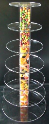 7 Tier Tubes Acrylic Cup Cake Stand by Classikool®