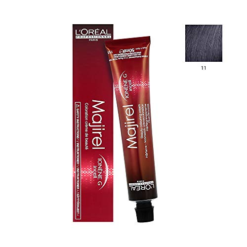 L'Oréal Professionnel Majirel Shimmer Caring Colouring Cream, No. 11 Deep Ash, 50 ml