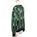 THENICE Women's Digital Print Pullovers Sweatershirts (Peacock feathers)