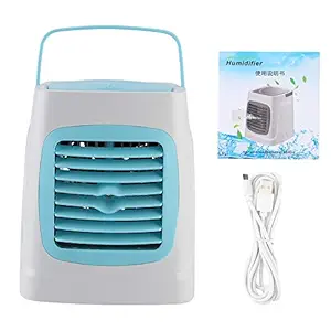 DIMU Mini Air Conditioner for Office, Home, Camping, Kitchen (Sky Blue, Insect)