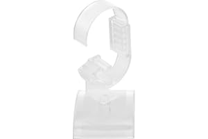 TEHAUX Adjustable Watch Display Stand Acrylic Holder for Watches and Jewelry - Compact 4X2.6 Inch Base for Home Office or Retail Showcase