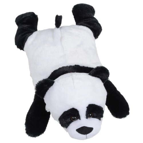 Novelty Hot Water Bottle Gift With Removeable Plush Panda Bear Animal Cover New