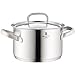 Produktbild WMF Kochtopf hoch Ø 16 cm ca. 1,9l Gourmet Plus Innenskalierung Dampföffnung Made in Germany Hohlgriffe Metalldeckel Cromargan Edelstahl rostfrei mattiert induktionsgeeignet spülmaschinengeeignet