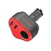 Produktbild QWOO Zigarettenanzünder, Quick Car Charge 3.0 Dual Ports USB Auto Adapter 4.8A 40W Sockel Auto Ladegerät mit Smart-Adaptive Schnelle Aufladung für iPhone iPad Samsung Dashcam GPS