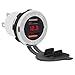 Produktbild HLH-Motorcycle Accessories Dual USB Auto Ladegerät mit Voltmeter QC3.0 Schnellladegerät 30 Watt Aluminiumlegierung Wasserdicht USB Port Ladegerät für Telefon GPS Sinnvoll