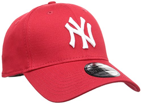 New Era 39Thirty League Basic New York Yankees, Gorra para Hombre, Rojo (Scarlet/White), M/L