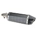 Magicdeal Universal Motorcycle Modified Carbon Fiber 2-Mouth Exhaust Muffler Pipe 51mm RS.3940.00
