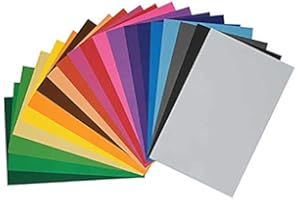 INNSPIRO Set 20 láminas goma EVA surtido colores adhesivas 20x30cm.x2mm. Material muy utilizado para manualidades y decoración