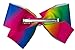 Mytoptrendz® Ladies Girls Rainbow Large Ribbon Bow with Sparkly Crystal Centre on Beak style Hair Clip Hair Accessories