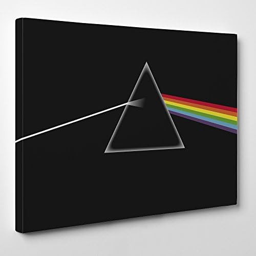 Big Art Shop - Pink Floyd - Framed Canvas Art Print - Rock Music Band London, 36x24 inches / 91x61x3.8 cm