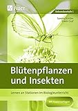 Blütenpflanzen und Insekten: Stationenlernen in der Sekundarstufe I (5. bis 10. Klasse) (Lernen an Stationen Biologie Sekundarstufe) by 