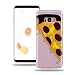 Produktbild Suming Samsung Galaxy S8 Tasche Transparente Kristallklare Schutzhülle Weiche TPU Silikon Schale Flexible Schlanke Leichte Schutzhülle Anti-Kratz Stoßfeste Staubdichte Etui - Gelbe Pizza