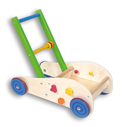 Hess Holzspielzeug 31177 Lauflernwagen aus Holz, Circa 50 x 30 x 44 cm - 2