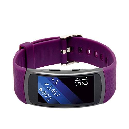 Preisvergleich Produktbild Woodln Gear Fit2 Smart Watch Zubehör Uhrenarmbänder Replacement Strap Band Uhrenarmband Erstatzband Armband für Samsung Gear Fit 2 R360 Fitness Smartwatch (Purple)