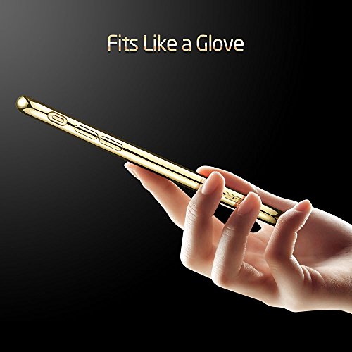 iPhone 7 Plus Funda  ESR Suave Carcasa iPhone 7 Plus Case Cover Silicona Funda para Apple iPhone 7 Plus 5 5 - Champ  n Oro