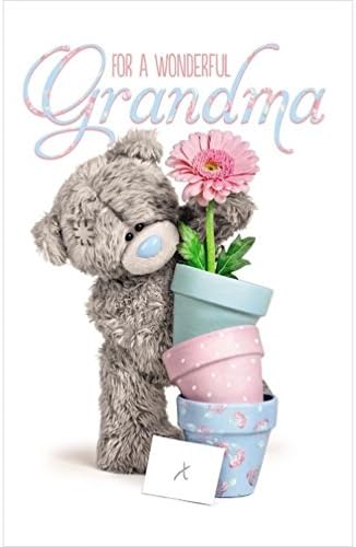 Me To You Tatty Teddy Mother's Day Card - For a wonderful Grandma