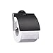 Produktbild Toilettenpapierhalter Klappe Tiger Metropolitan Edelstahl Schwarz