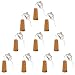 Produktbild XCSOURCE® 10stk 1m 20 LED Kork Geformt LED Nacht Sternenklar Licht Kupferdraht Stopper Weinflasche Lampe Party Dekoration für Hochzeit Weihnachten Kaltes Weiß LD960