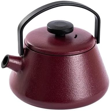 T-TIME AUBERGINE RED DEMİR DÖKÜM DEMLİK