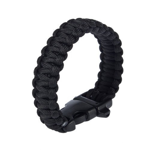 Gleader Pulsera Banda Brazalete de Supervivencia Hebilla de Silbido para Campamento Militar (10 pulgadas)