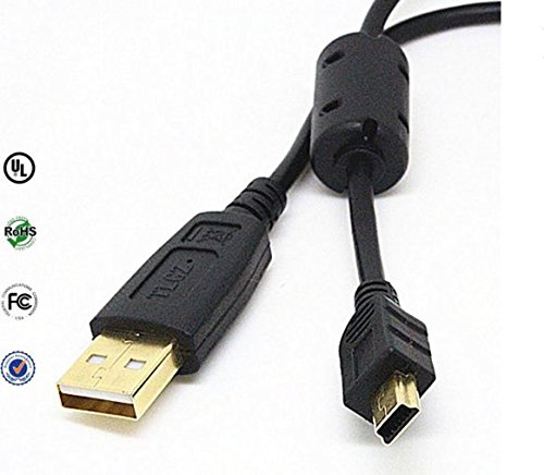 WEBSELLER31USB DATA CABLE LEAD FOR Transcend DrivePro 520 Car Video Recorder with Built-In Wi-Fi PHOTO TRANSFER MAC OR PC