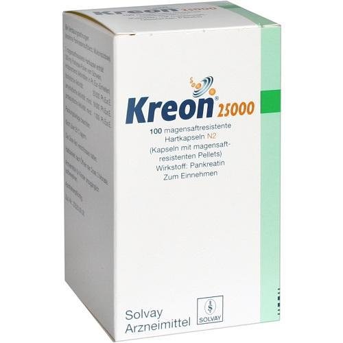 Preisvergleich Produktbild KREON 25000 100St Kapseln PZN:4437998