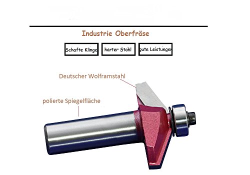 SHINA Oberfräser Fräser Holz machen Router End Mill CNC Engraving Schaft (Schneiden Ø 78.98mm Grad 30°) - 2
